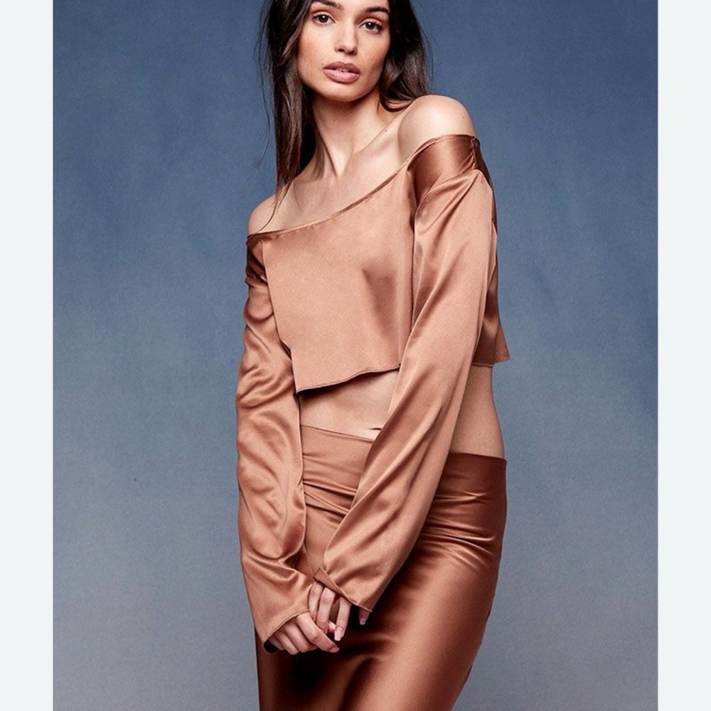 Elegant Brown Women's Blouse